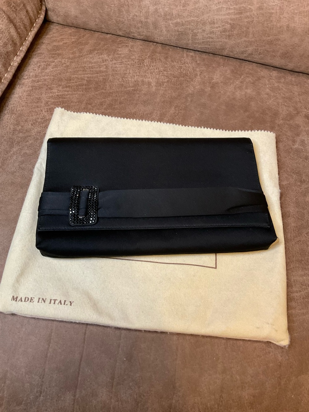 Rodo Satin Crossbody / Clutch Purse